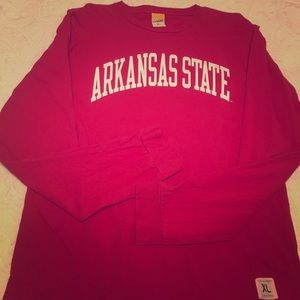 Red Arkansas State Tee